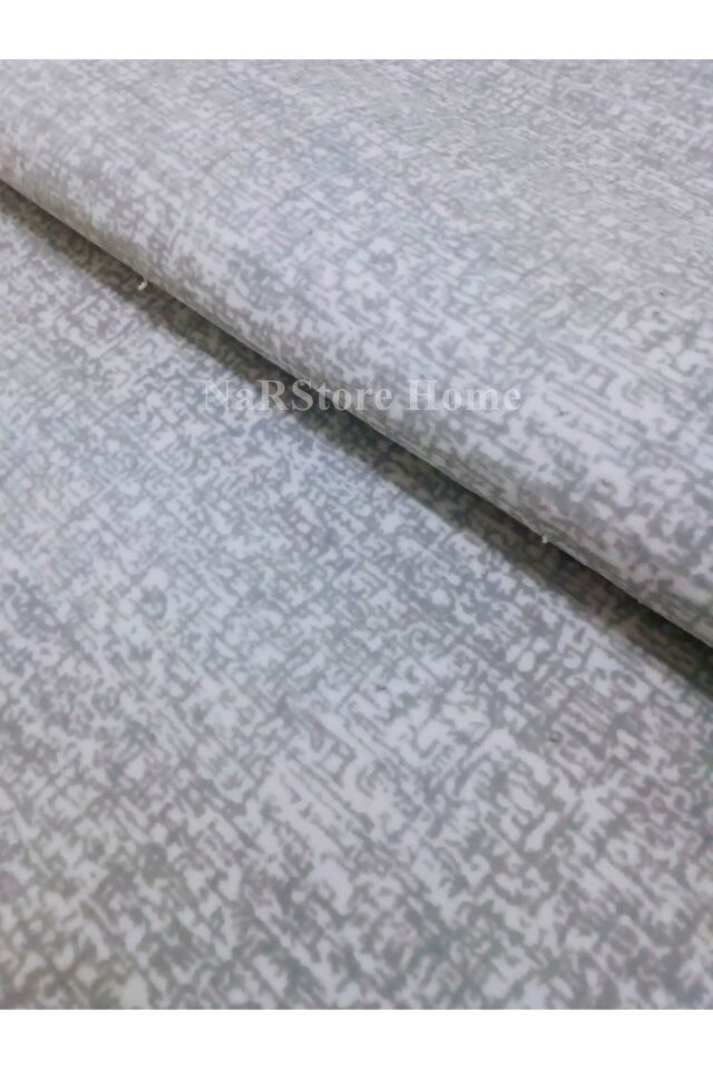 Düz Desen Gri Saçaklı Kaymaz Taban Kesme Yıkanabilir Halı Yolluk 100 x 800 - GRİ