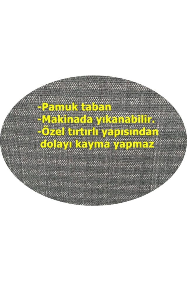 Gri Siyah Iskandinav Desenli Kilim