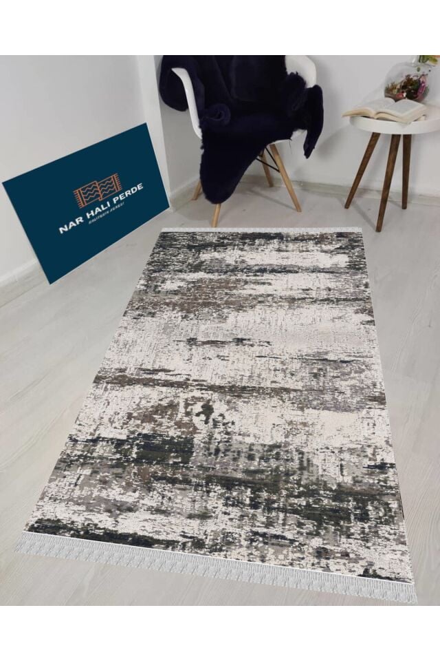 Decoser Nova 4023 Mavi Kaymaz Yıkanabilir Kilim