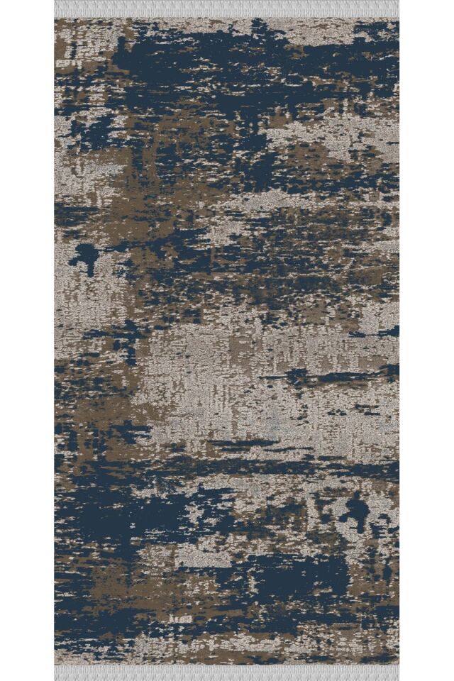 Decoser Nova 4026 Mavi Kaymaz Yıkanabilir Kilim