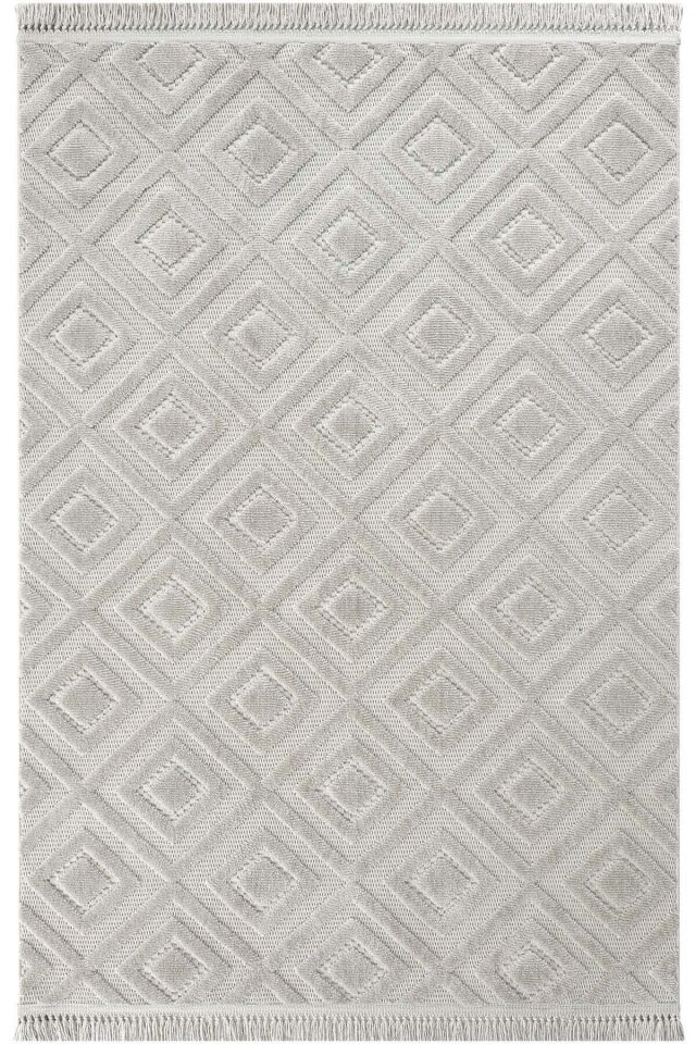 İskandinav Dokuma Bukleli Modern Geometrik Salon Halısı Mutfak Halısı