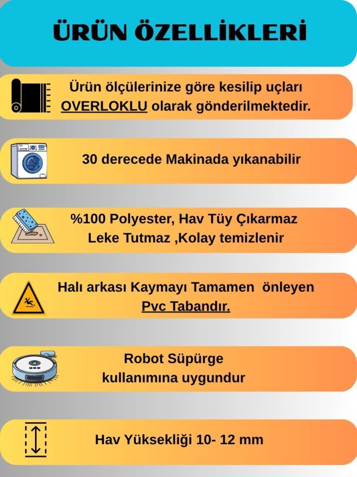 Gri Bordürlü Geometrik Kalın Kaymaz Taban Kesme Yolluk Salon Oturma Odası Mutfak Halı 100 x 600 - GRİ