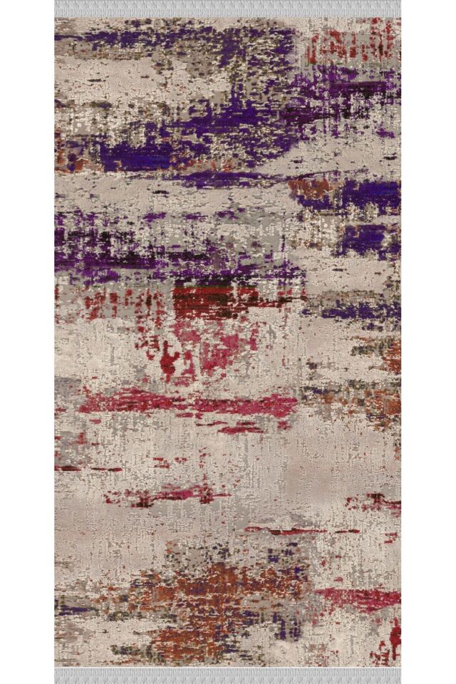 Decoser Nova 4025 Mor Pembe Kaymaz Yıkanabilir Kilim