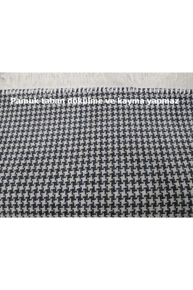 Nova 4088 Iskandinav Kilim Siyah Beyaz Si̇yah - Beyaz - 80 X 300