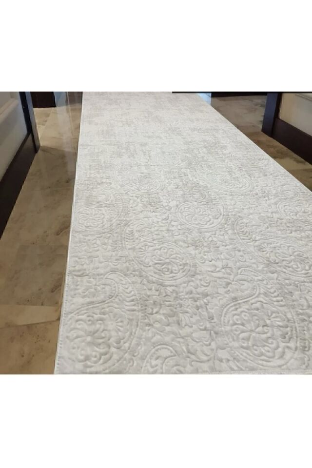 Kaymaz Taban Halı Yolluk Nevra Assos Krem 80 x 400 - Krem