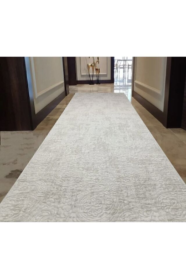 Kaymaz Taban Halı Yolluk Nevra Assos Krem Krem - 120 X 700