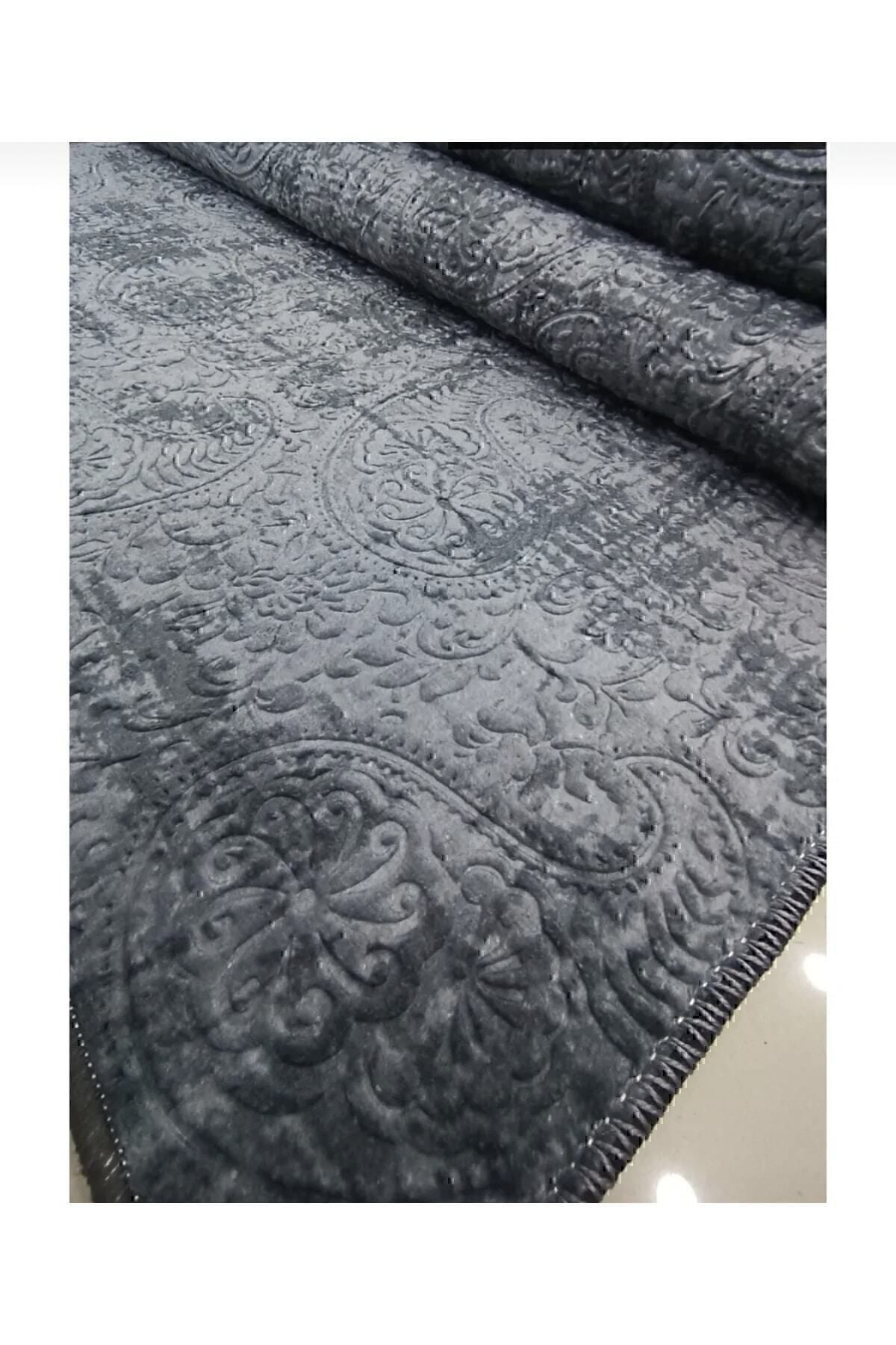 Kaymaz Taban Halı Yolluk Nevra Assos Gri 100 x 240 - GRİ