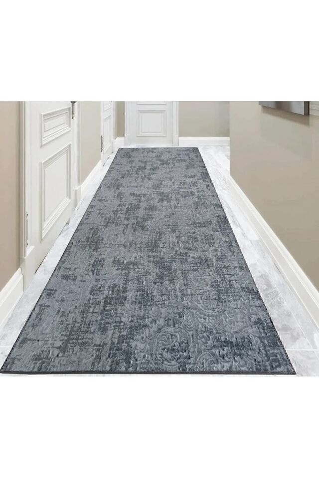 Kaymaz Taban Halı Yolluk Nevra Assos Gri 80 x 240 - GRİ