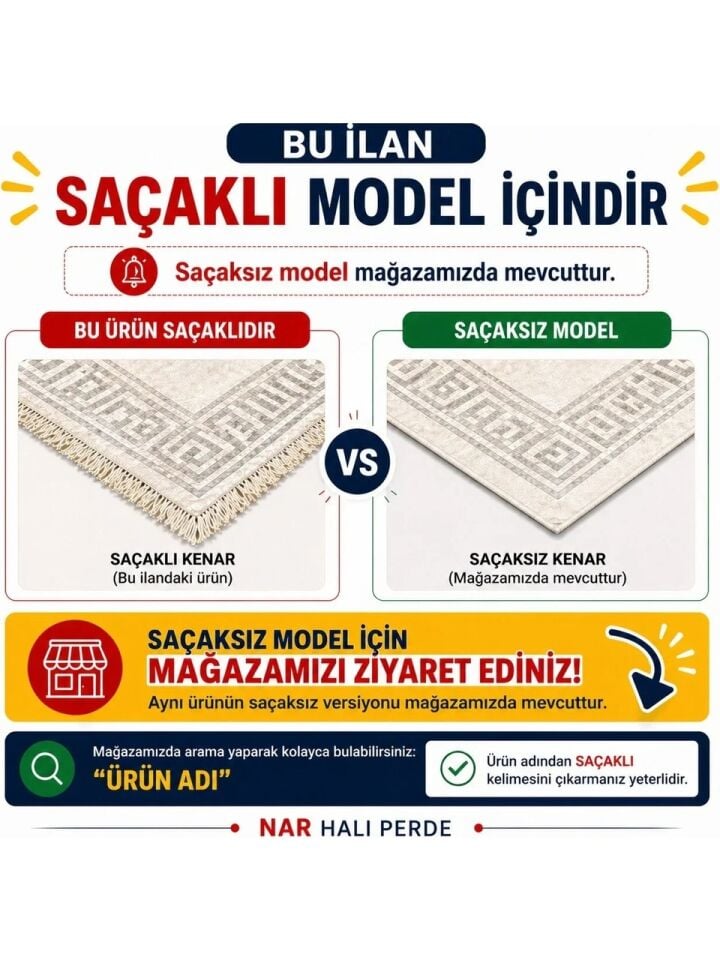 Kaymaz Taban Gri Pon Pon Örgü Saçaklı Modern Geometrik Desenli  Yıkanabilir Yolluk Halı 100 x 700 - GRİ