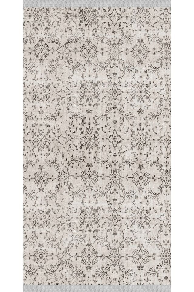 Decoser Nova 4018 Beyaz Otantik Renk Kaymaz Yıkanabilir Kilim Beyaz - 160 X 230