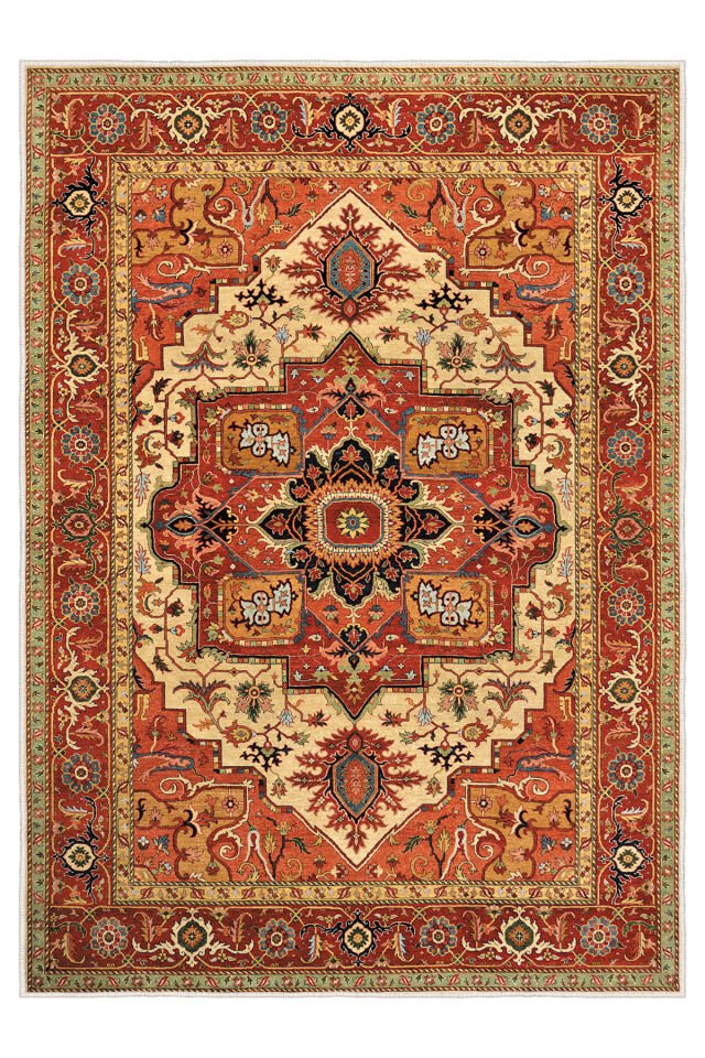 Dekoratif Yıkanabilir,İnce, Kaymaz Tabanlı, Modern Salon Halısı, Mutfak Halısı, Yolluk KCFRHT063 120 x 180