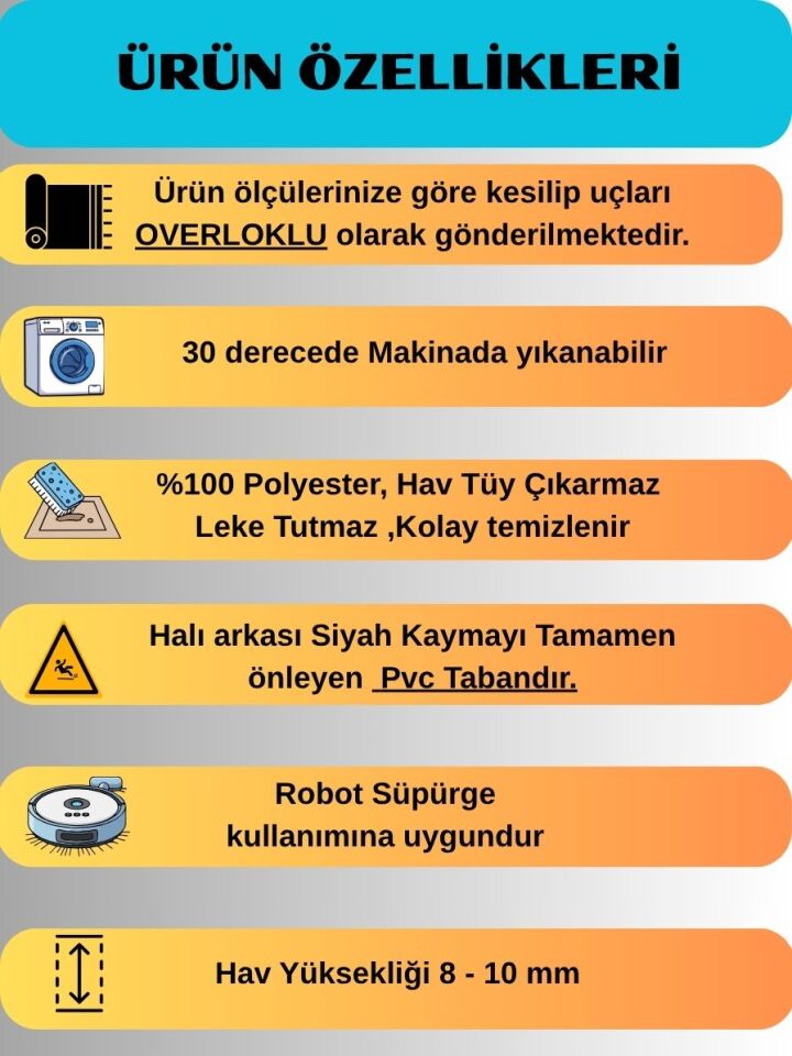 Krem Pembe Çiçekli Kabartmalı Yıkanabilir Kaymaz Taban Kesme Yolluk Salon Halısı Mutfak Halısı 150 x 700 - Pembe
