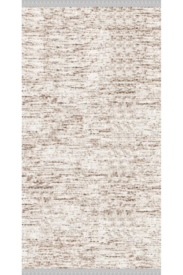 Decoser Nova 4030 Düz Bej Kaymaz Yıkanabilir Kilim
