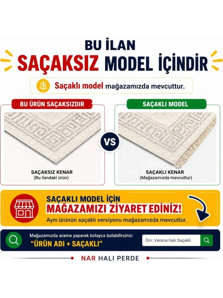 Dinar Saçaklı Mila Taş Gri Kaymaz Taban Yıkanabilir Kesme Yolluk Halı Modern Desen 80 x 350 - Gri1