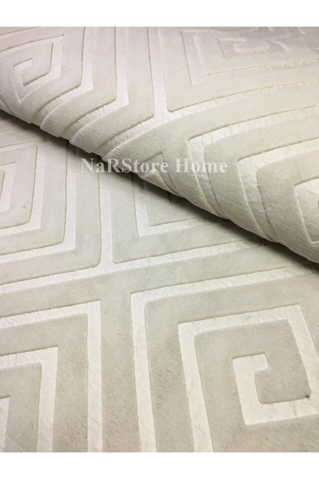 ELİT EMBOS KAHVE VİZON KAYMAZ TABAN YIKANABİLİR KESME HALI YOLLUK Vizon - 80 X 700
